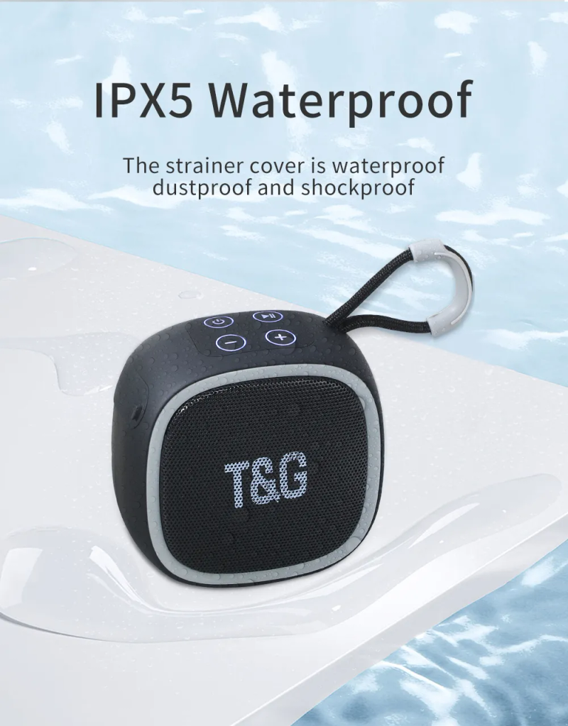 TG659 Mini Trådlös Kraftfull Bluetooth-högtalare TWS Bluetooth 5.3 Ljudbox HIFI-högtalarstöd TF-kortradio_voghion.com