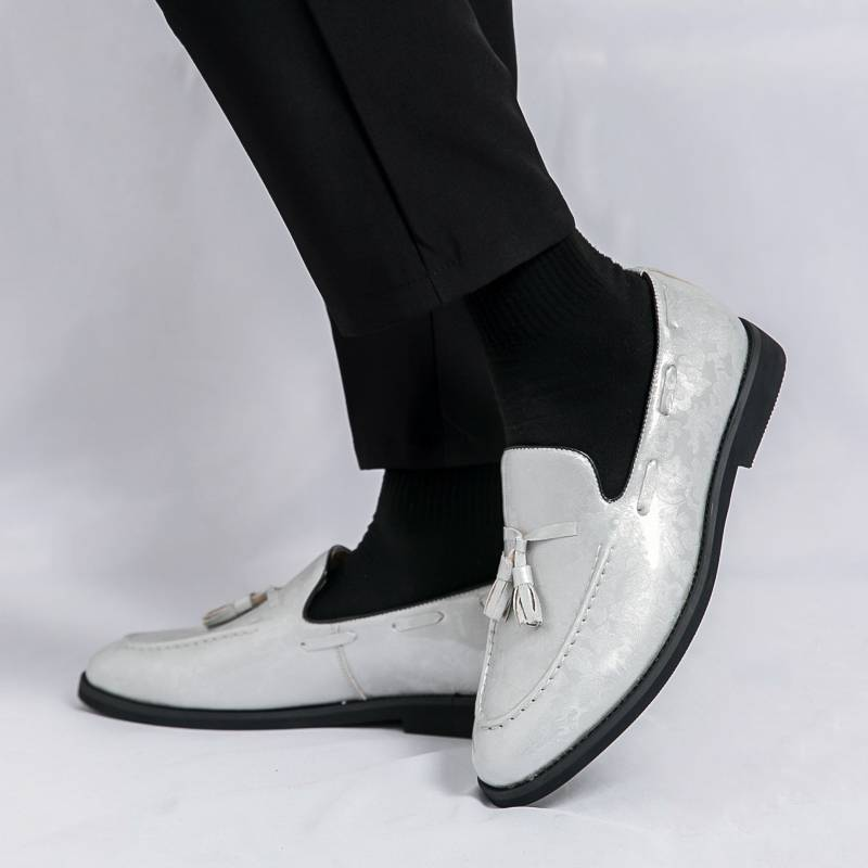 Herrenschuhe aus schwarzem PU-Leder, formelle Oxfords, Schlupfschuhe, Business-Casual-Büroarbeitshochzeit, Übergröße 38–46_voghion.com