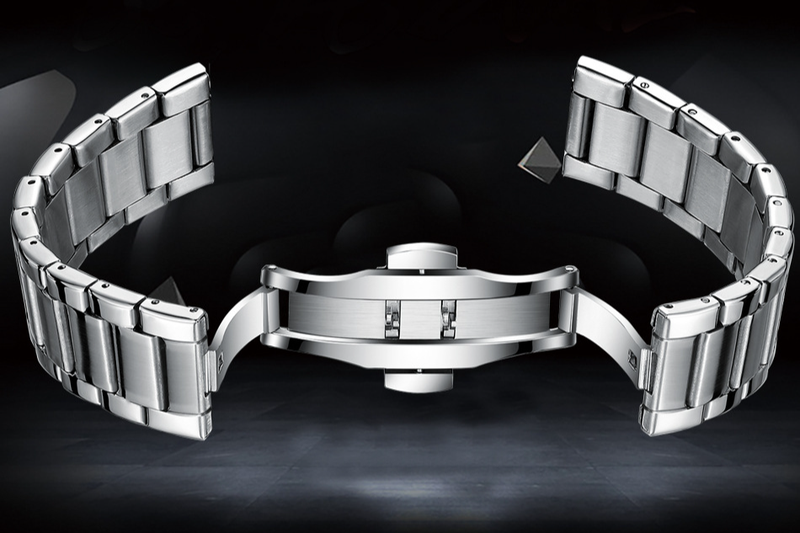 Men's Watches Square Multifunctional Men's Watch Wholesale Chronograph Calendar Luminous Belt Fashion Hot Quartz Watch_voghion.com