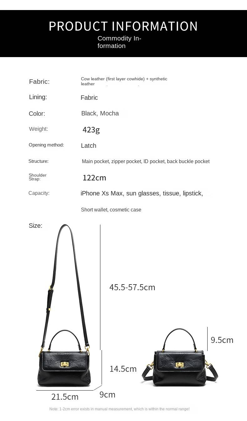 VINEY Bag Ladies 2025 New Crossbody Women's Bag Genuine Leather Large Capacity High-end Handbag Shoulder Bag_voghion.com