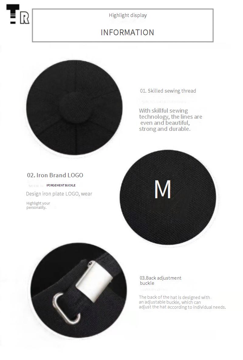 Men's Hats Hat Spring Men And Women Lengthened Sandwich Brim Canvas Cap Men Sports Sun Protection Fishing Baseball Cap_voghion.com