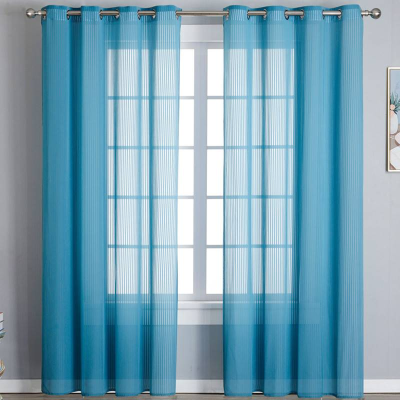 Dreamy Vertical Sheer Blinds - Light Filtering Translucent Window Curtains (Sunlight Diffusing Privacy Protection Soft Linen Texture 90 Inch Length)_voghion.com