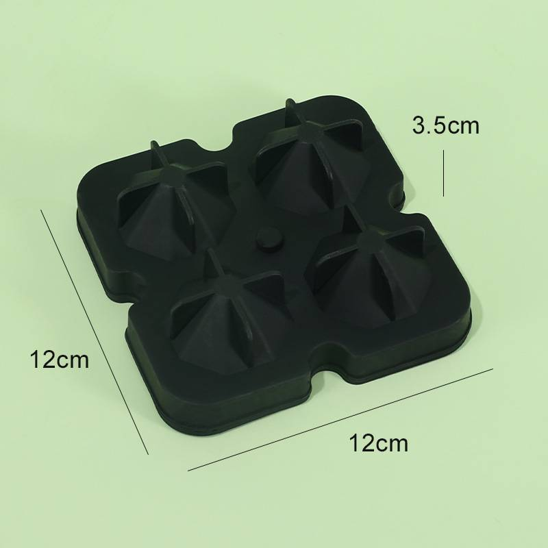6-Piece Silicone Ice Cube Tray Set - Square & Round Ice Ball Molds For Cocktails & Drinks (BPA-Free Flexible Freezer Safe Easy Release)_voghion.com