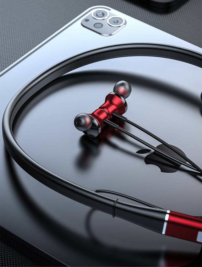 Bezprzewodowe słuchawki Bluetooth z pałąkiem na szyję i dźwiękiem Hi-Fi, trybem gamingowym o niskim opóźnieniu, zasięgiem 15 m, wodoodpornością IPX5, czasem odtwarzania do 8 godzin_voghion.com