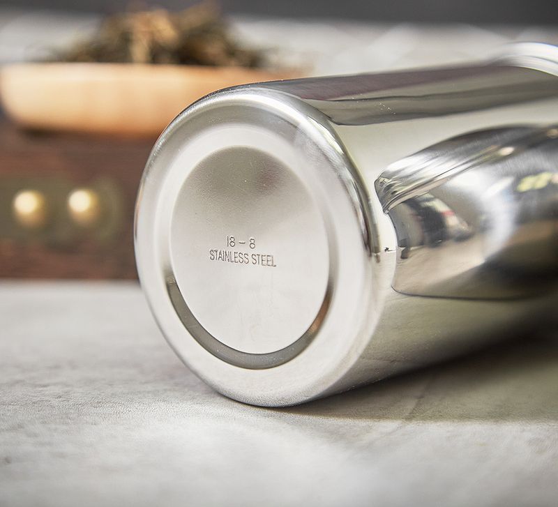 Stainless Steel Sealed Storage Jar, Portable Airtight Food Storage Container Canister for Coffee Beans Flour Cereal Suga_voghion.com