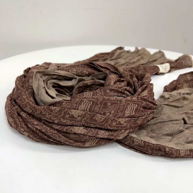 Sciarpa da donna in seta, stile coreano, sottile e traspirante, stile autunno-inverno, nuova moda floreale, versatile, artistica_voghion.com