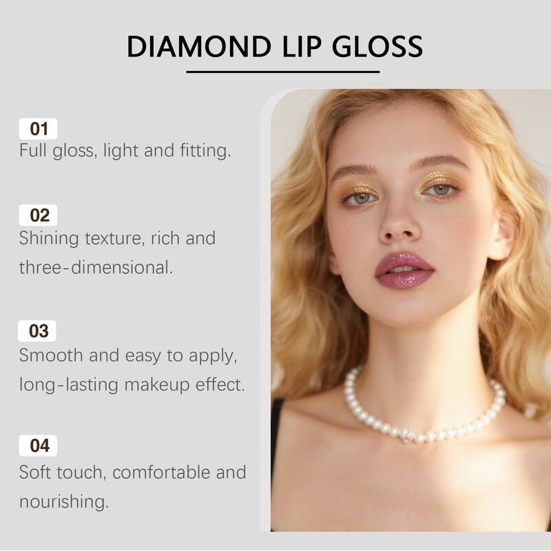 ZEPHOCO Lipstick Series Natural Color Bright Smooth Plump Lips Shimmer Lip Gloss_voghion.com