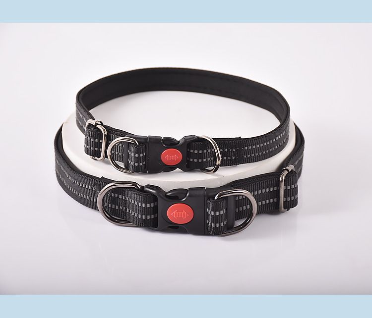 Medium Large Dog Strap Neck Ring Golden Retriever German Shepherd Malinois Labrador Adjustable Collar_voghion.com