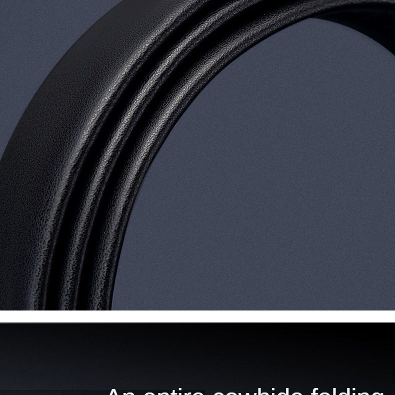 HOT GOLF Herren Gürtel aus echtem Leder mit automatischer Schnalle, trendiger Casual Business-Hosengürtel, vielseitig und einfach_voghion.com