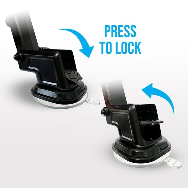 Products Car Phone Mount Holder With Adaptable Cradle Adjustable Long Neck For Windshield Dashboard_voghion.com