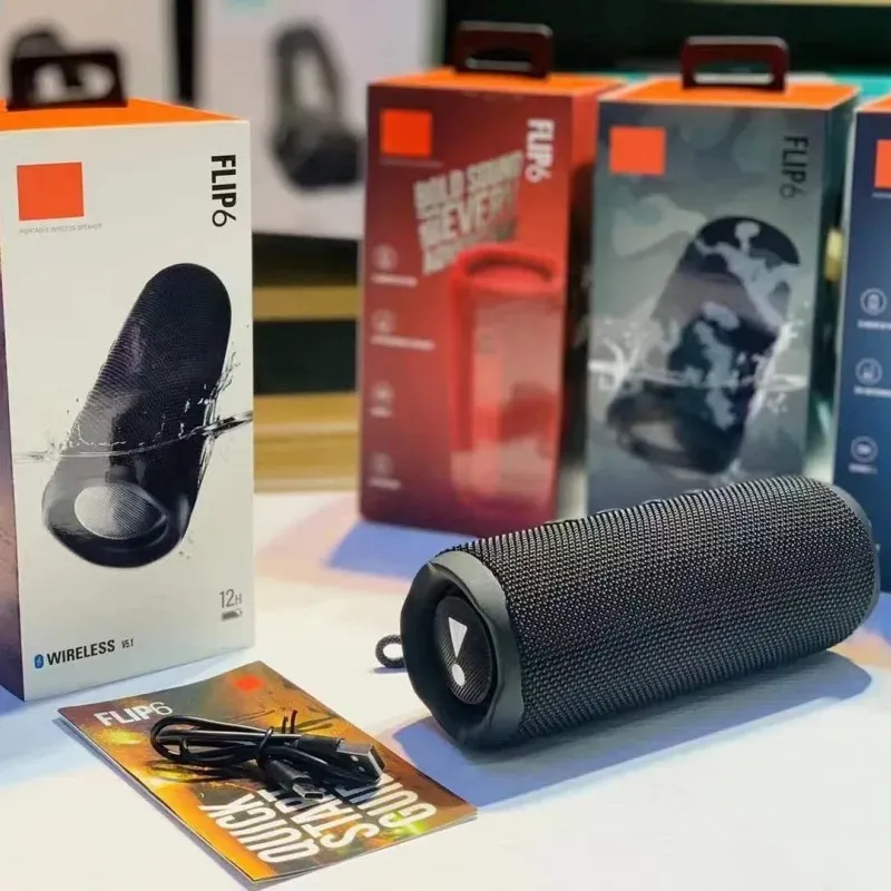 Flip6 Bocinas Bluetooth Multi-function Speaker Outdoor Portable Waterproof Subwoofer Wireless Home Mesh Dual Speakers_voghion.com