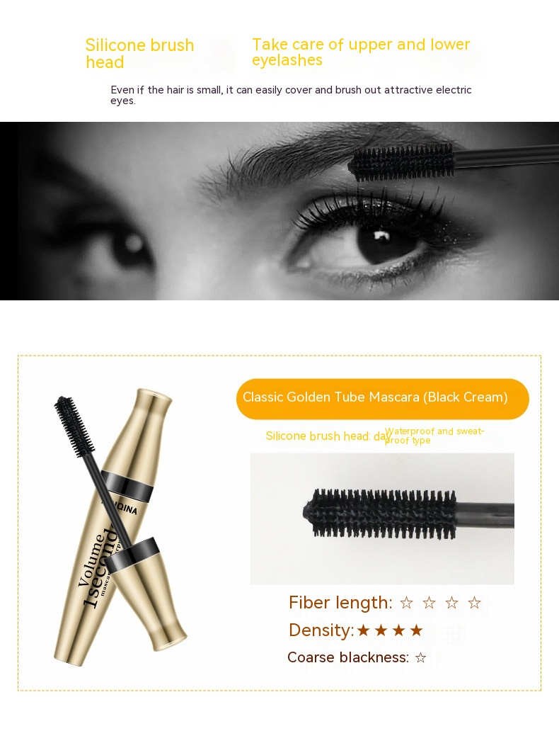 Cabeça de silicone preta YANQINA à prova d'água, fina e antimanchas 3D_voghion.com