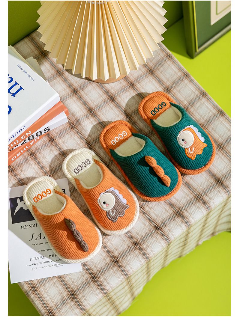 Pantofole in cotone per bambini, invernali, per ragazze, per la casa, al chiuso, carine, in cotone, antiscivolo, calde, per genitori e figli_voghion.com