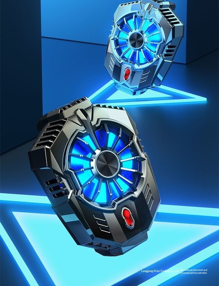 Digitex New Model Phone Cooler Semiconductor Artifact Air Cooling Charging Ultra Quiet Noiseless Clip-on Back Clip Fan_voghion.com