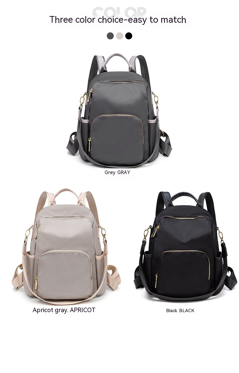 Backpack 2023 New Model Launched Versatile and Fashionable Large-capacity Canvas Small Backpack. Oxford Cloth Anti-theft School Bag_voghion.com