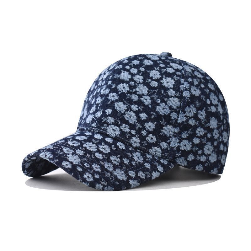 Weibliche Mode Cowboy Hut Blume Casual Baseball Kappe Im Freien_voghion.com