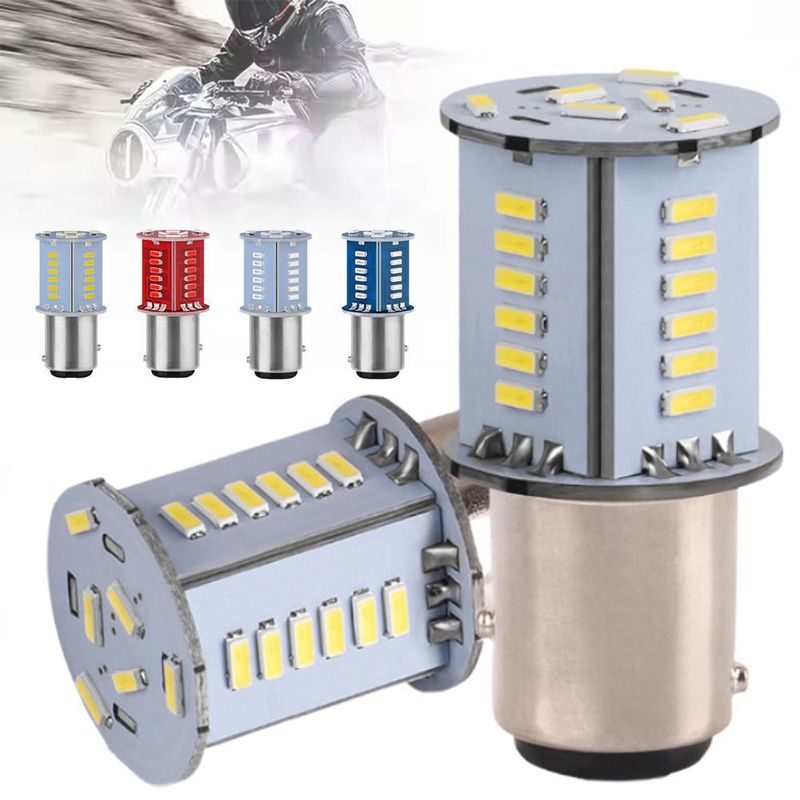 Mootorratta LED suure heledusega tagatuled, vilkuva vesi, 1157 3014 30smd auto pidurisaba_voghion.com