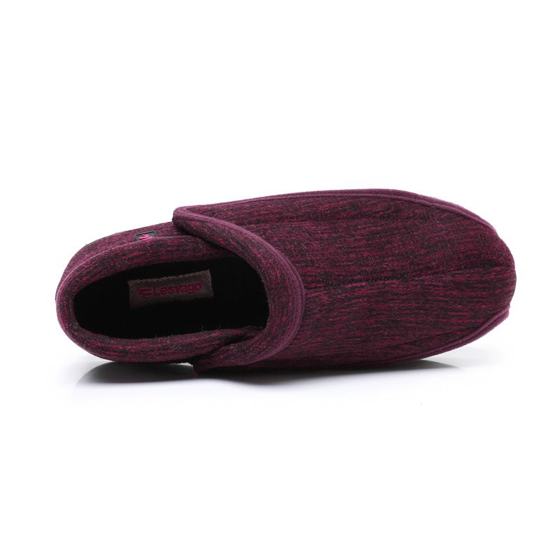 Ziwa Ge Winter New Warm Fleece-Lined Thickened Cloth Widened Velcro Shoe Top Openable Comfortable Cotton Shoes_voghion.com