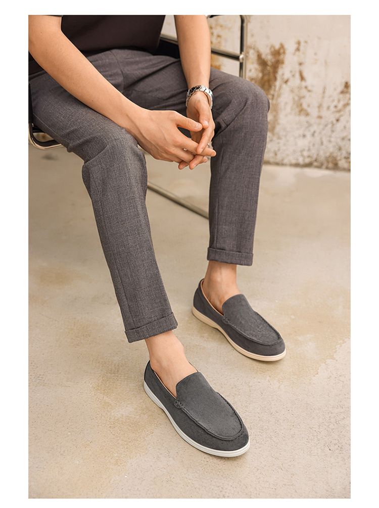 SHLIANG Herren Loafer Mode Lederschuhe Herren Komfort Slip-on Fahrschuhe Casual Herren Mocasines De Hombre Y0469_voghion.com