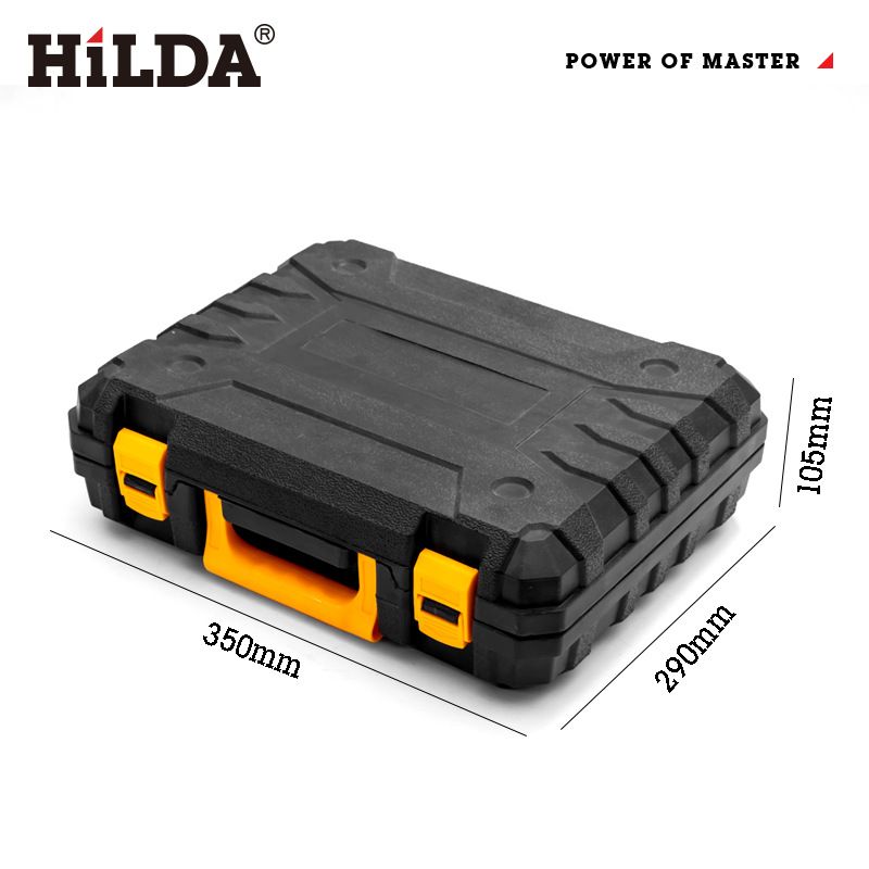 HILDA Cordless Hammer Drill With Lithium Battery - 15J Impact Force, 4500 BPM, 4-Pole Chuck, For Concrete/Wood/Metal Drilling_voghion.com