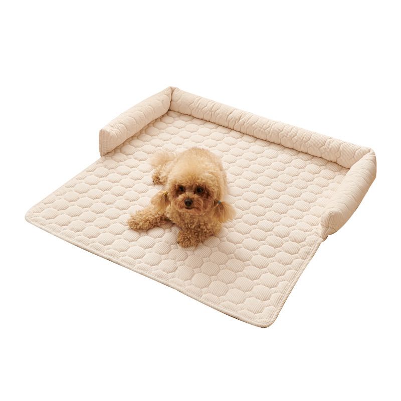 Cama antiderrapante para cães e gatos, almofada para sofá anti-riscos espessada_voghion.com