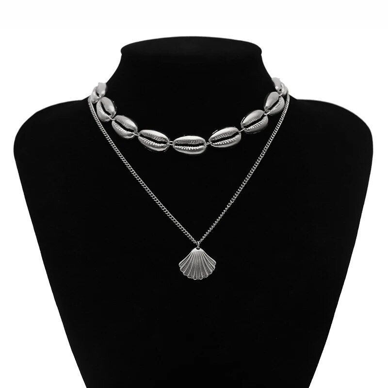 Klaar voorraad schattige eenvoudige ketting k slot hanger vrouwen zilver kleur mode goth sieraden feest punk maxi collier lange ketting cadeau_voghion.com
