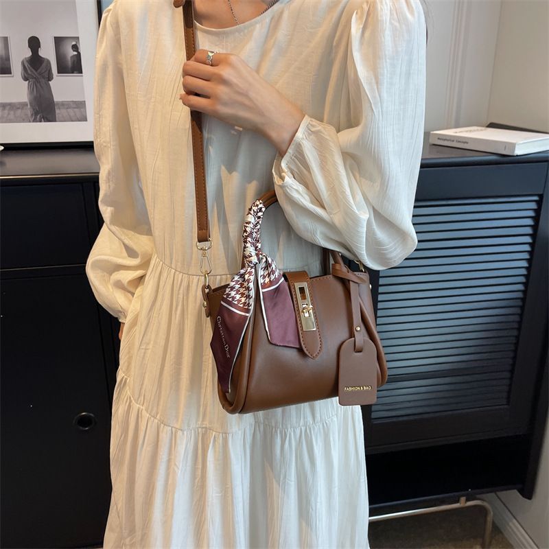 Nuova borsa a tracolla alla moda e versatile, borsa a tracolla coreana, borsa a secchiello_voghion.com