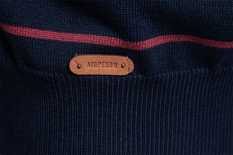 Men's Clothing New Striped Color Matching Long Sleeved Men's Knitted Sweater Fashionable Round Neck Men's Casual Sweater_voghion.com