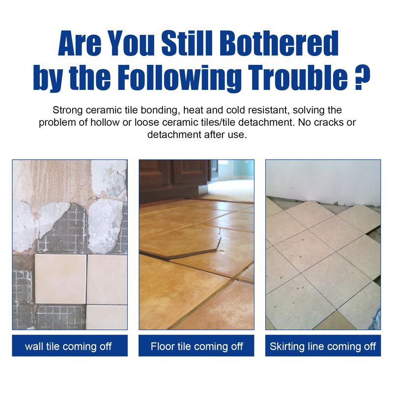 Adesivo para azulejos, azulejos de parede e piso domésticos que caem e ficam ocos, adesivo para reparo, revestimento traseiro à prova d'água, cola_voghion.com
