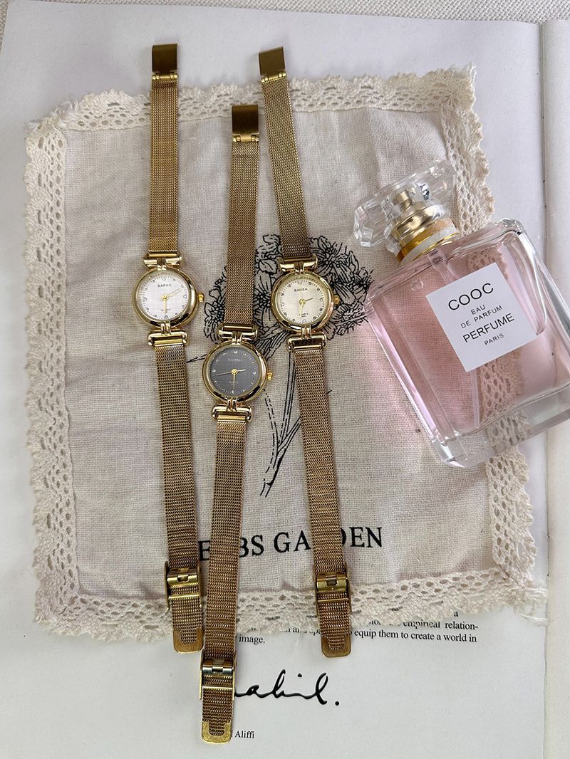 Liten nisch i guld utsökt kvarts vintage damklocka med heta kedja, temperament ny och exklusiv_voghion.com