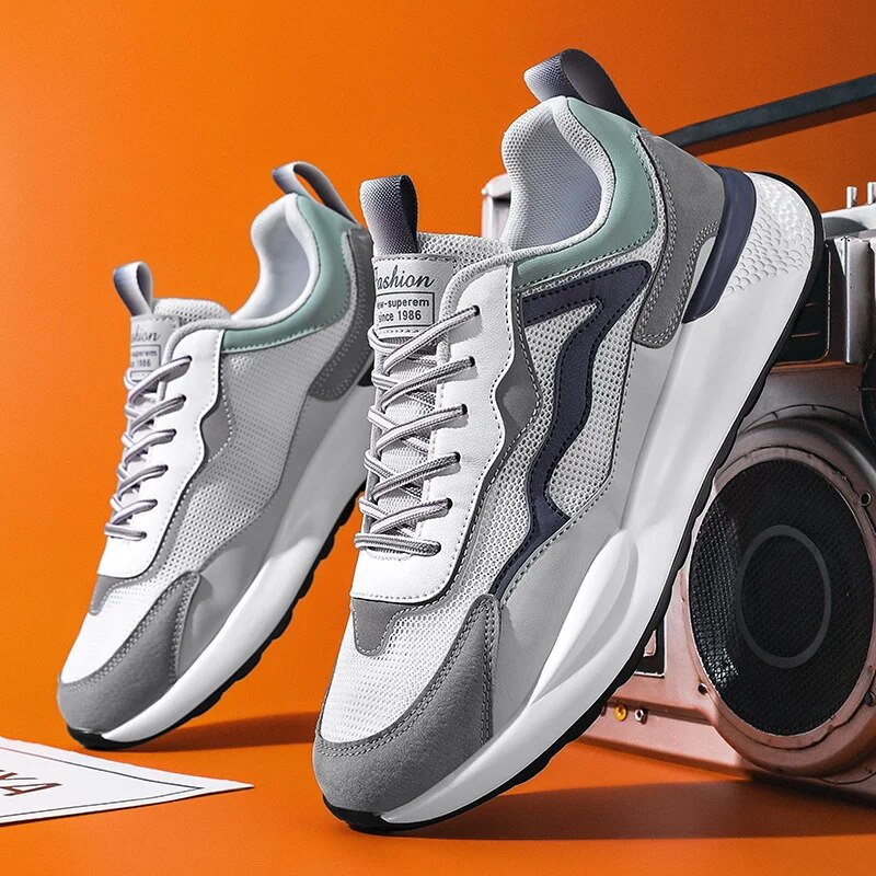 Herrenschuhe Arbeitsschuhe Industrieschuhe Sportschuhe Laufschuhe Wanderschuhe rutschfest Für Drinnen Draußen Atmungsaktive Arbeitsschuhe_voghion.com