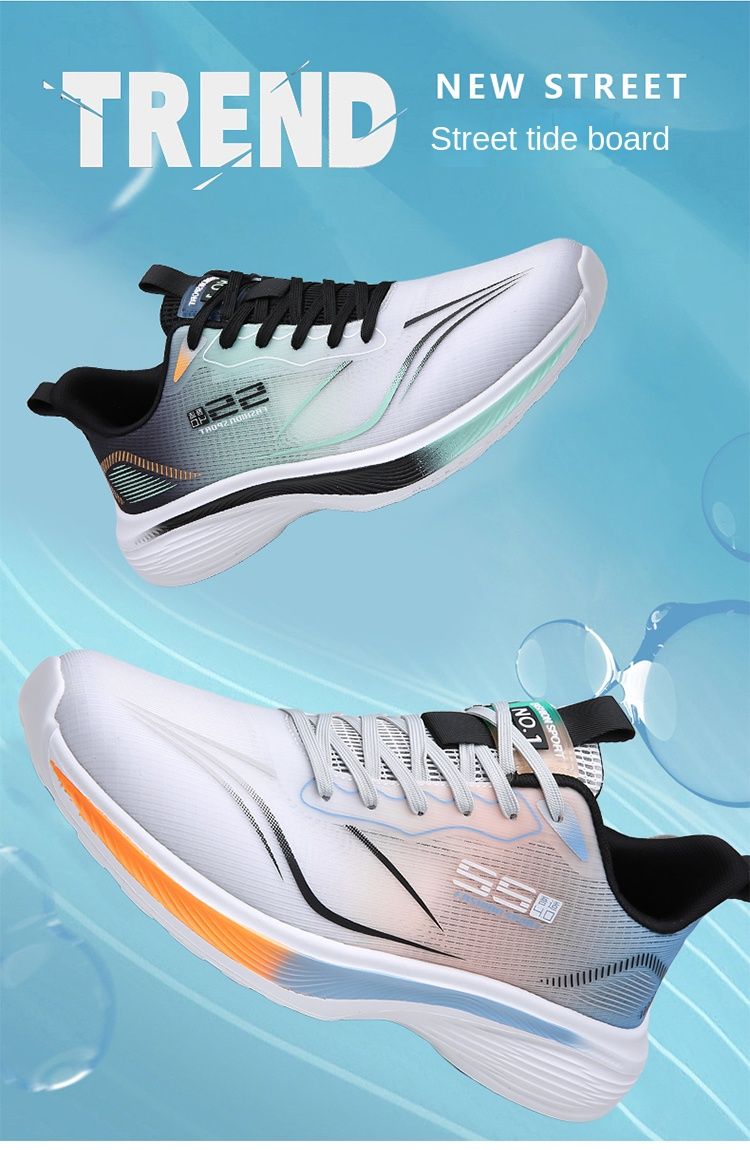 Scarpe da ginnastica estive casual in rete, traspiranti, ultraleggere, da uomo, con suola morbida, antiscivolo, ammortizzanti, per studenti._voghion.com