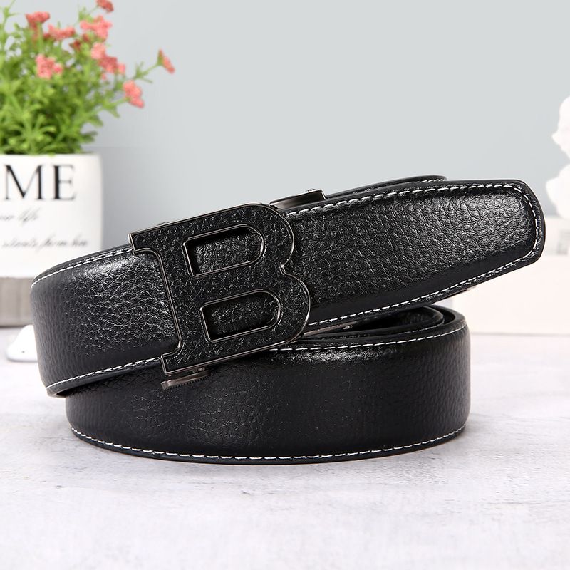 VOOTHOST Hochwertiger Briefgürtel für Männer und Frauen, klassischer, exquisiter Designergürtel für Männer, Modemarke, Designer-Ledergürtel F0127_voghion.com
