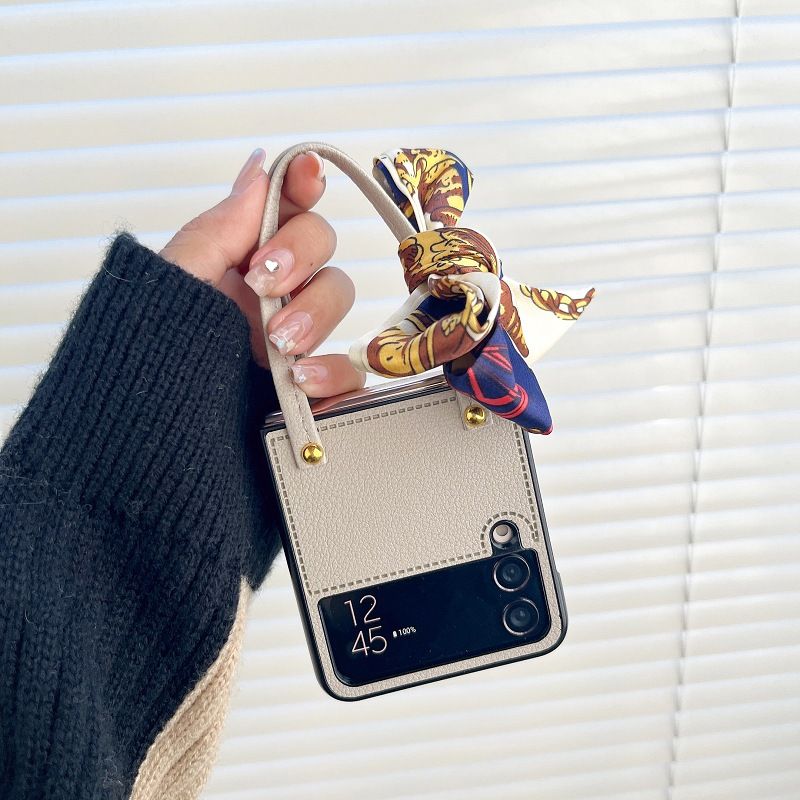 Custodia con passante per cintura Sciarpe per Samsung Galaxy Z Flip 6 Z Flip 5 Z Flip 4 3 2 1 Custodia antiurto per Flip 2 Cover posteriore_voghion.com