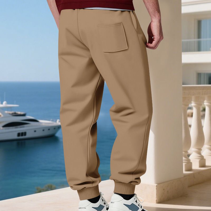 Schwere Cargohose mit Fleecefutter für Herren – Winter-Arbeitskleidung, Outdoor-Jogginghose mit mehreren Taschen (S–XXXL, einfarbig)_voghion.com