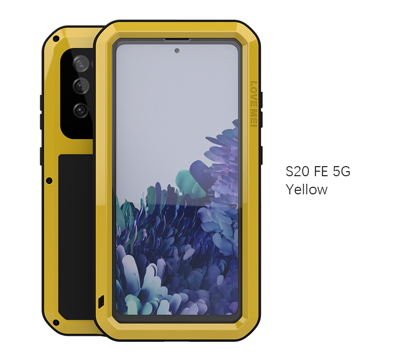 Powerful Love Mei Phone Case For Samsung Galaxy S Fe Metal Armor Shock Dirt Proof Water Cases For Samsun_voghion.com