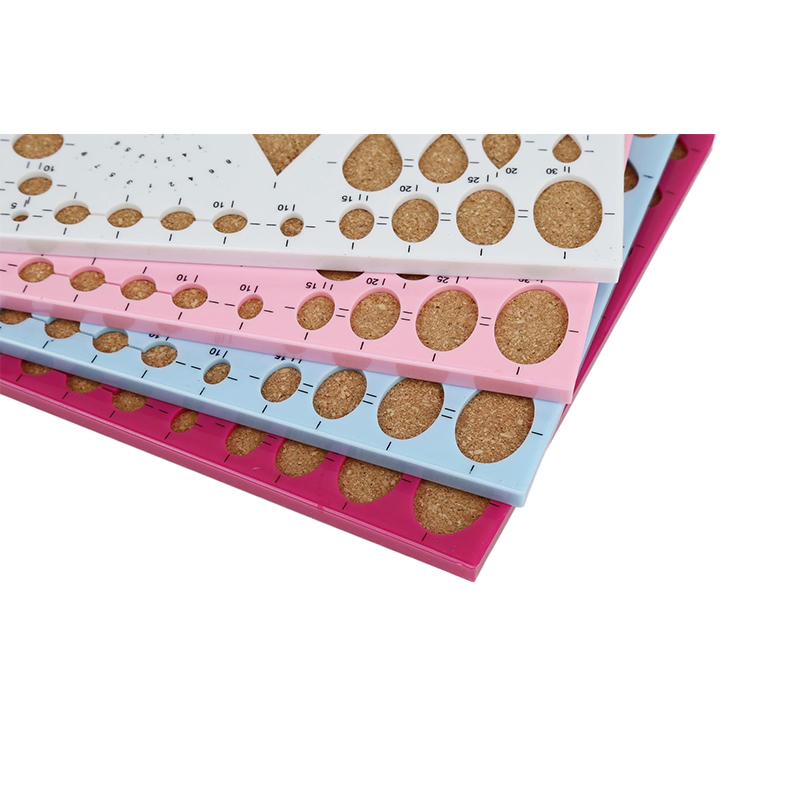 1Pcs Paper Refining Template Paper Refining Tool Set Paper Refining Ruler Round Ruler Template_voghion.com
