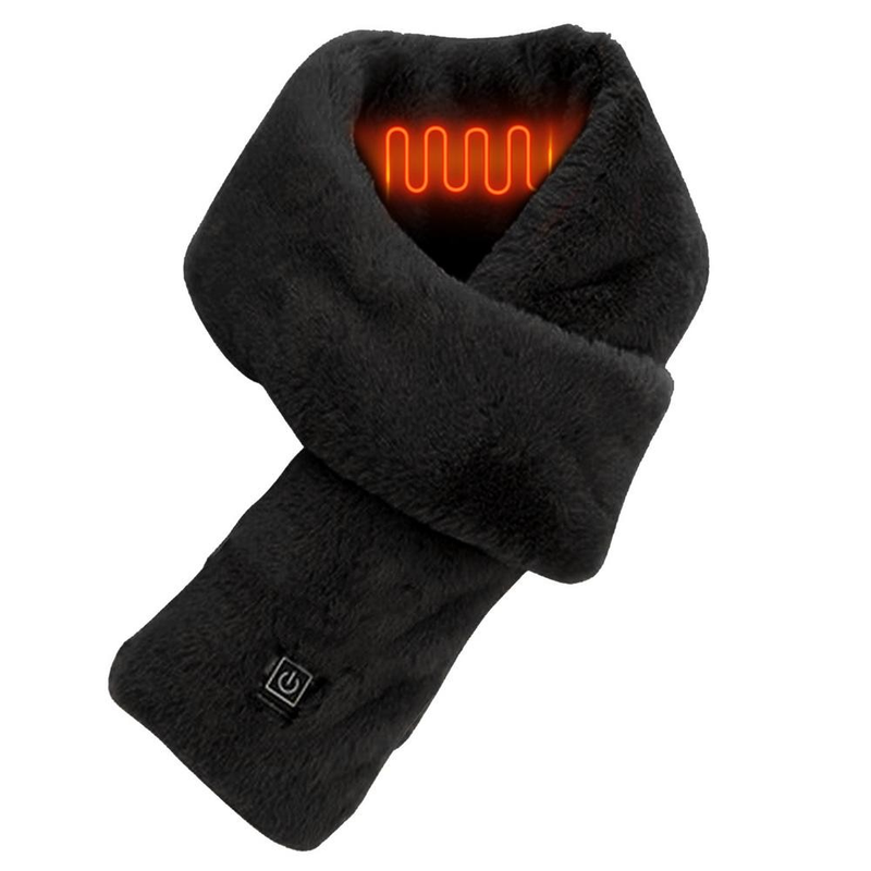 Imbottiture per sciarpe elettriche da esterno 3 marce riscaldamento riscaldatore USB scialle termico collo tutore caldo bavaglino per donna uomo_voghion.com