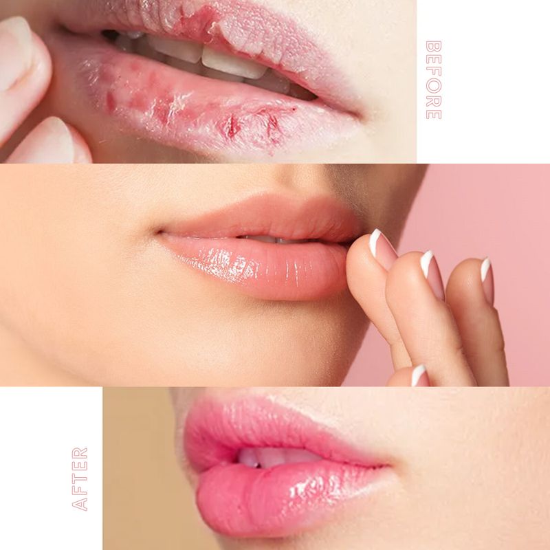 EELHOE Lip Sleeping Mask, Moisturizing Gently Exfoliating Dead Skin Plump Smooth Lip Mask_voghion.com