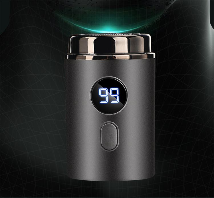 Ultraleiser Rotationsrasierer mit LED-Anzeige – 5-Klingen-Schwebesystem, 90 Tage Akkulaufzeit, IPX7-Wasserdicht, USB-C-Schnellladung für Männer_voghion.com