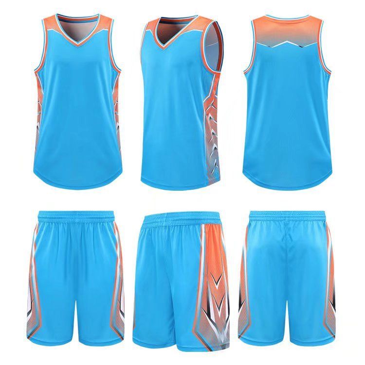 Completo da basket, maglia stampata da uomo con scritte, allenamento per competizioni sportive universitarie, canotta, squadra_voghion.com