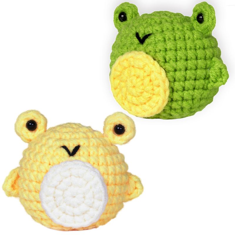 Instrucțiuni pentru produse noi, pachet de materiale de croșetat, cadou de tricotat, fir de lână, lucrat manual, bile de fire DIY, ornamente pentru păpuși_voghion.com