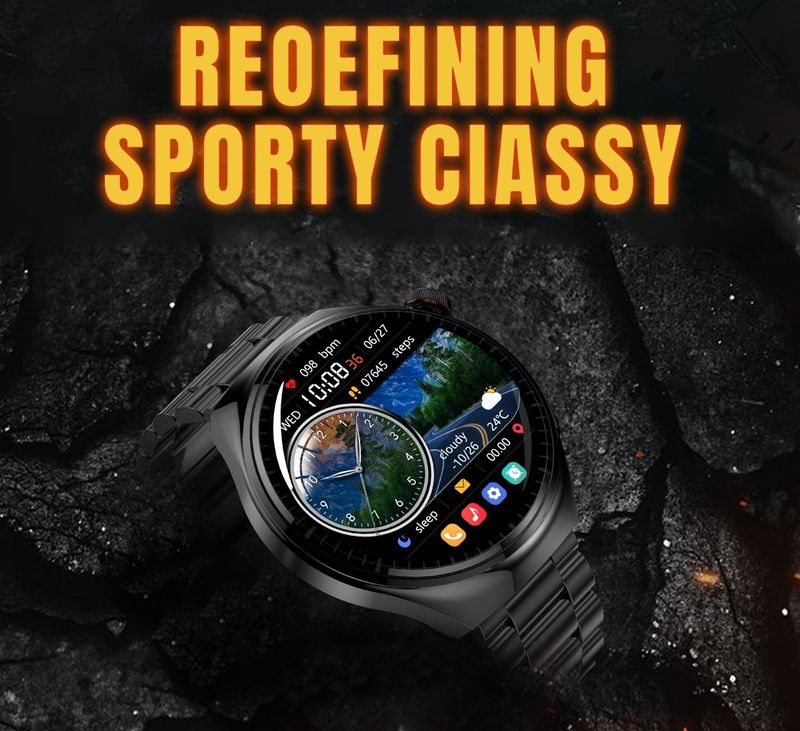 2025 New Smart Bluetooth Call Watch 1.39 Round Screen Heart Rate Blood Pressure Sleep Wireless Charging NFC Payment_voghion.com