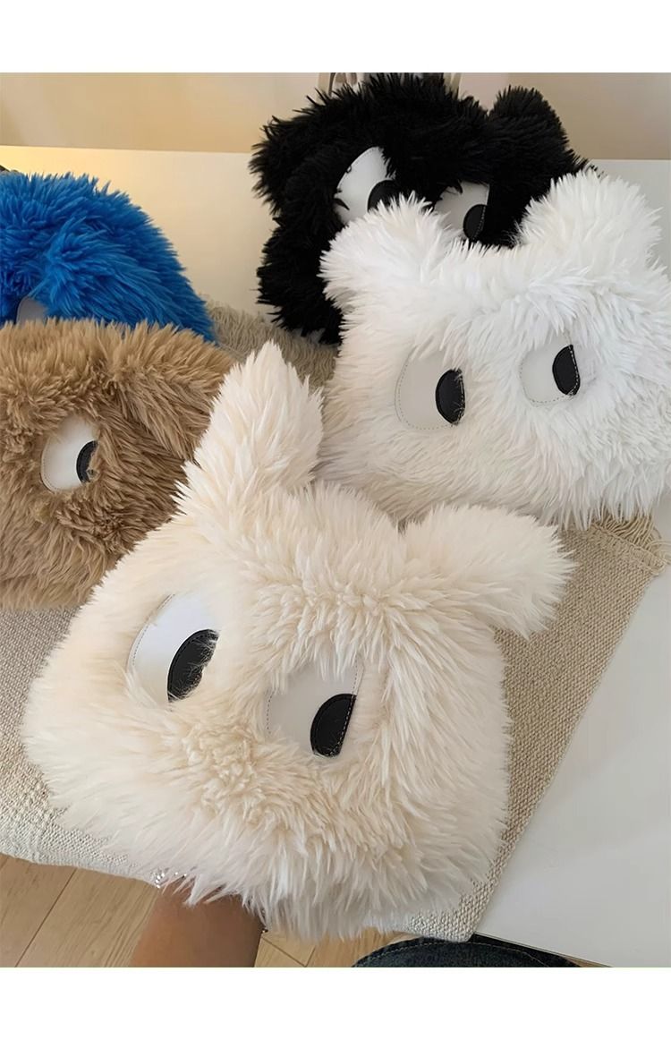 Autunno e inverno versatile carino cartone animato divertente cagnolino lungo peluche da donna alla moda coreano cappello di protezione per le orecchie_voghion.com