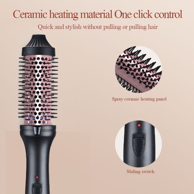 TK Electric Volumizing Hair Styling Spazzola Lisciante Ferro da Stiro Strumento Arricciacapelli Alta Corona Non Dannoso Accettato_voghion.com
