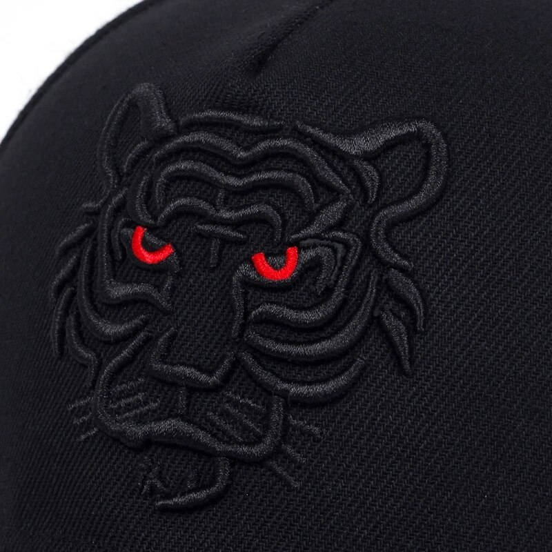 Summer Leisure Trucker Caps Cotton Tiger Embroidery Baseball Cap Men Women Hip Hop Hat Unisex Snapback Hats Gorras_voghion.com