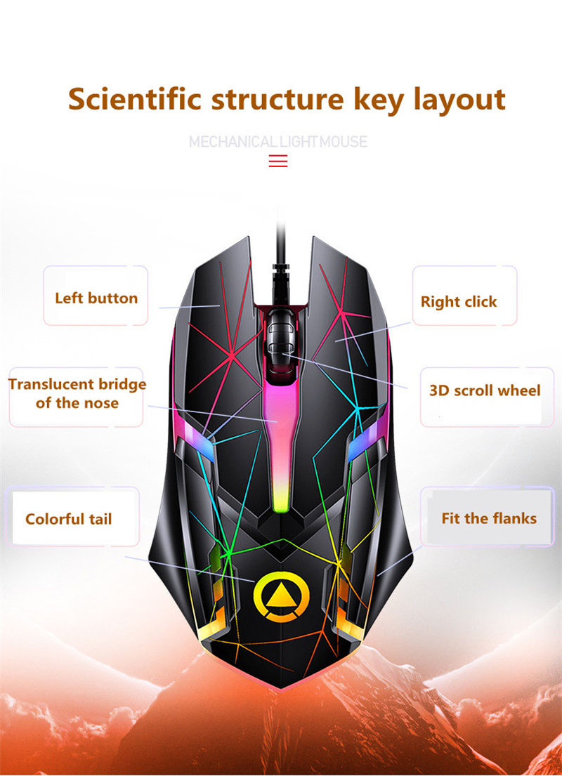 Die neue farbenfrohe, kabelgebundene G Glare-Gaming-Büromaus mit USB-Schnittstelle und dreistufiger DPI-Einstellung eignet sich für c_voghion.com