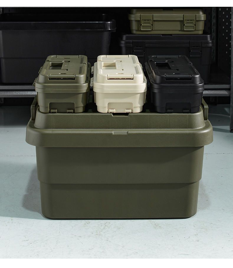 【1545 Personen-Kollektion】 Werkzeugkasten für den Haushalt, Auto-Camping-Wartung, multifunktionaler großer Kunst-Malkasten, für den Außenbereich_voghion.com