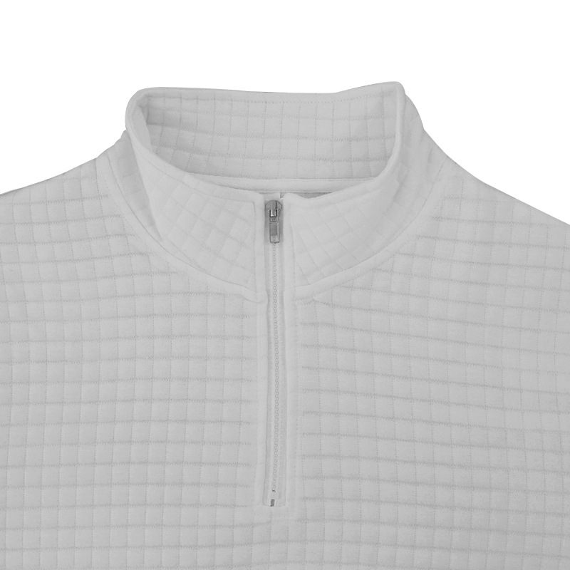 24 Poloshirt mit Stehkragen für Herren, kurzärmelig, einfarbig, kariert, mit Reißverschluss, T-Shirt für den Sommer, lässiges Oberteil_voghion.com