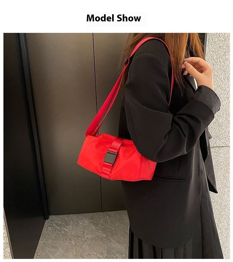 Toast Reisetasche für Männer, wasserdichte Sport- und Fitnesstasche, großes Pendlerkissen aus Nylon in Volltonfarbe, eine Schulter_voghion.com